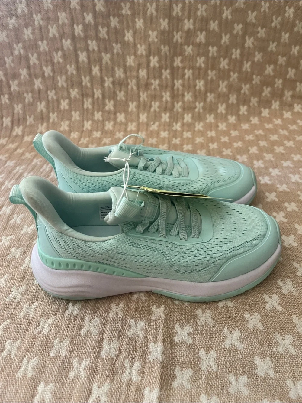 all in motion Light Mint and Pink Kids' Sneakers